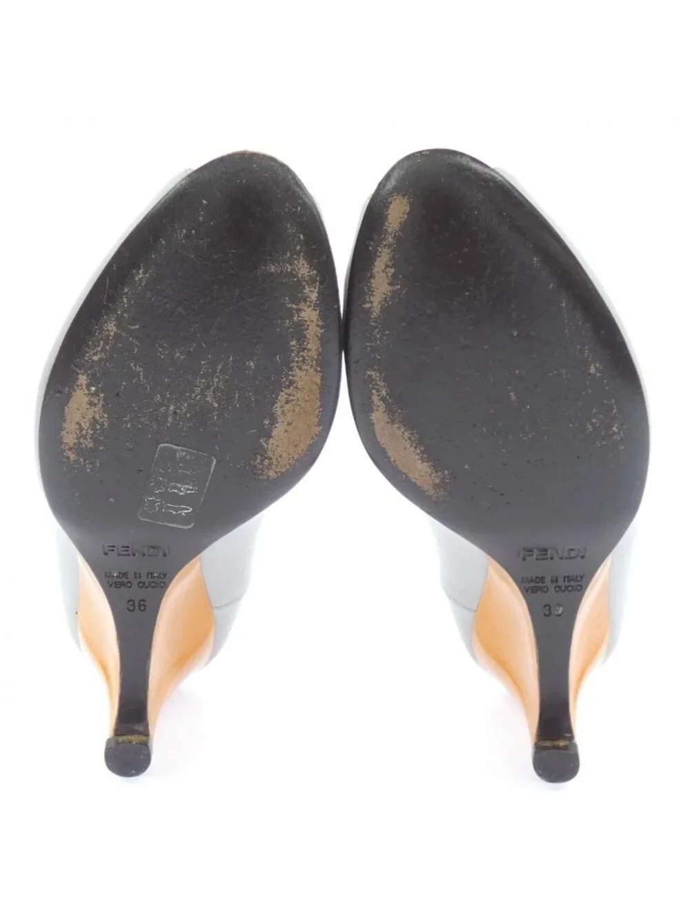 Fendi Pumps Heel Gray